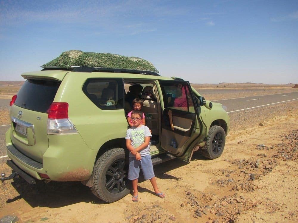 Family road trip in our 4x4